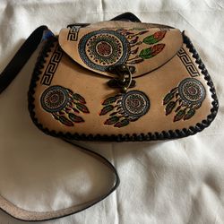Leather Crossbody Purse 