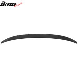 Fits 2016-2022 BMW G11 G12 7-Series 740i 745e IKON Trunk Spoiler Gloss Black ABS