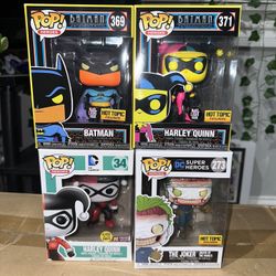 DC Funko Pop Lot/Bundle of 4