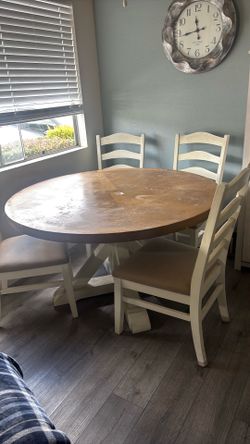 Table and chairs