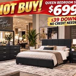 🔥 HOT BUY — QUEEN BEDROOM SET ONLY $699! 🔥