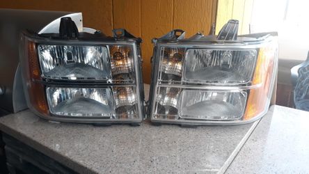 2013 Sierra Denali Headlights Lh And Rh