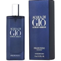New Acqua Di Gio PROFONDO by Giorgio Armani Eau de Toilette Cologne Spray .5oz 15ml