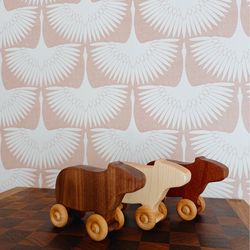 Wooden Montessori Capybara Toy | Natural Hardwood