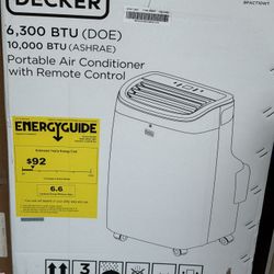 Black & Decker 6300 BTU Air Conditioner 