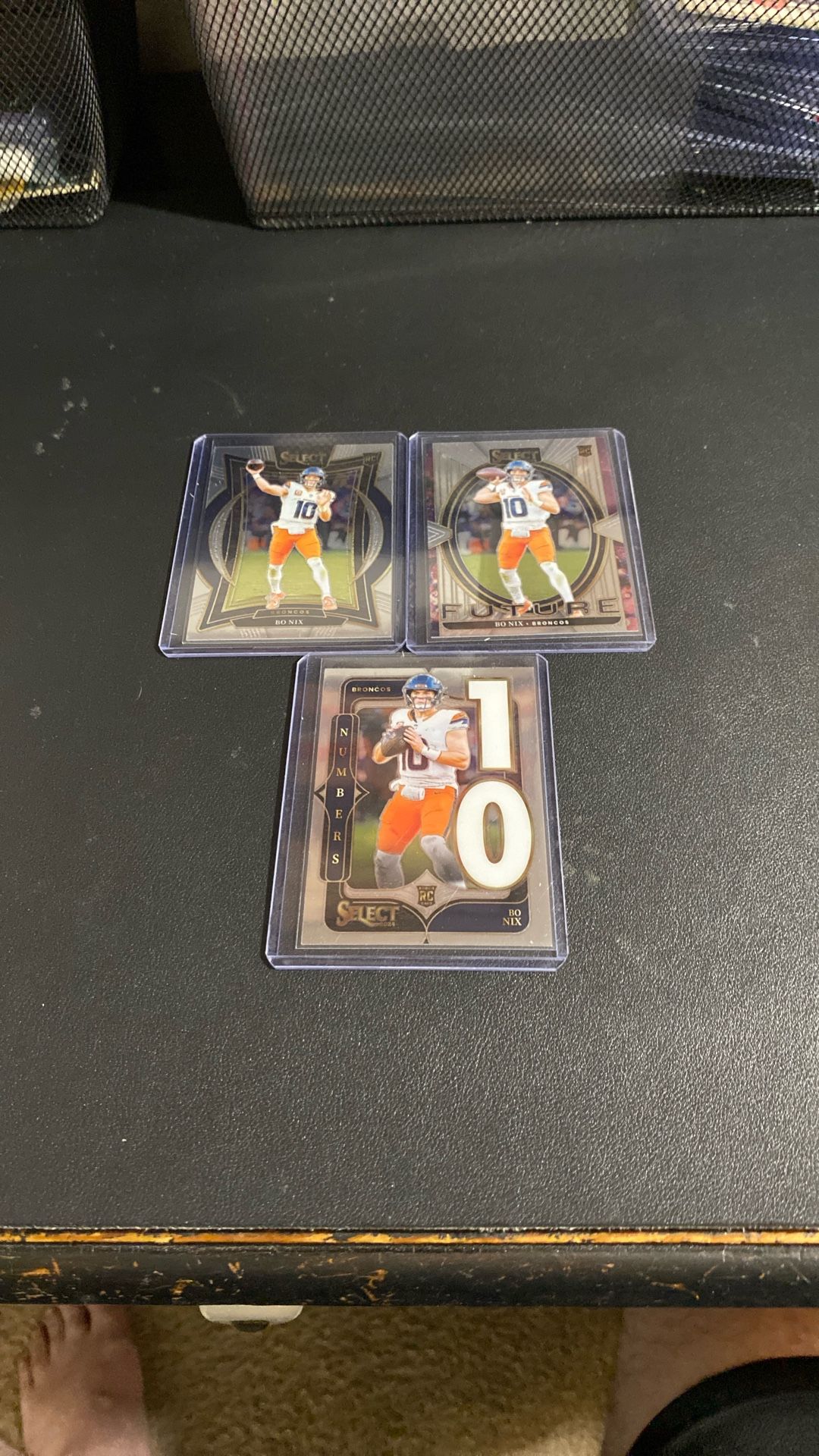 Select Bo Nix Rookie Cards (3)