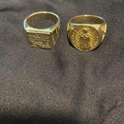 18k gold rings 