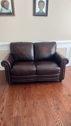 Leather Loveseat