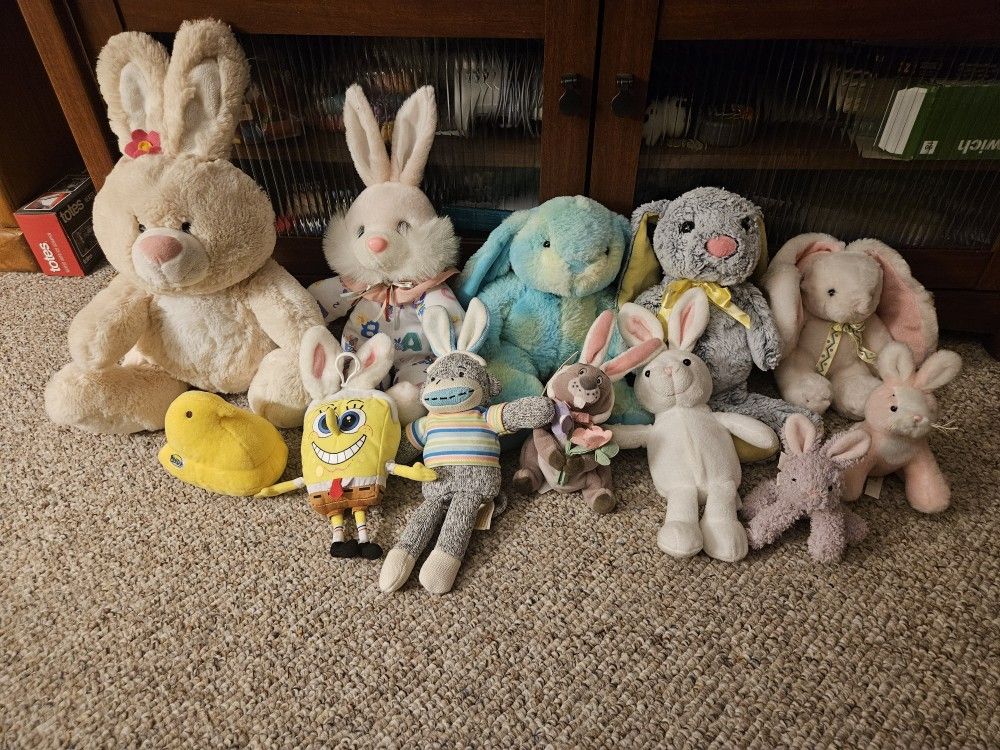 Bunny And Easter Plushs