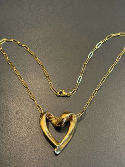 Jewelry Chain and Happy heart pendant set