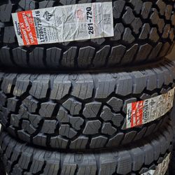 (4) 285/75r16 Summit A/T Tires 285 75 16 Inch AT 10-ply LT E Rated 33