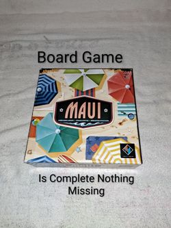 Maui Tile Laying Board Game In Excellent New Condition (Is Complete Nothing Missing)