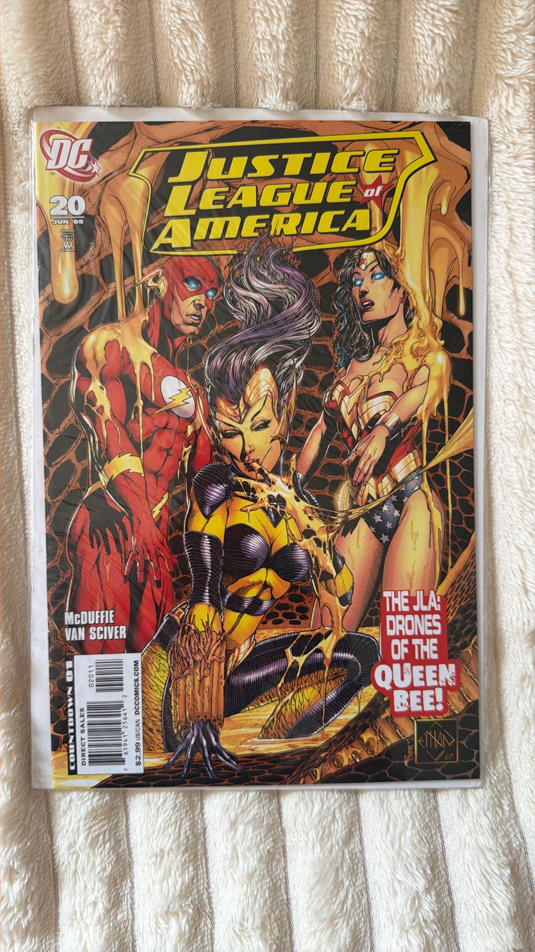 DC Justice League of America #20 Drones Of The Queen Bee! Unread Condition 2006