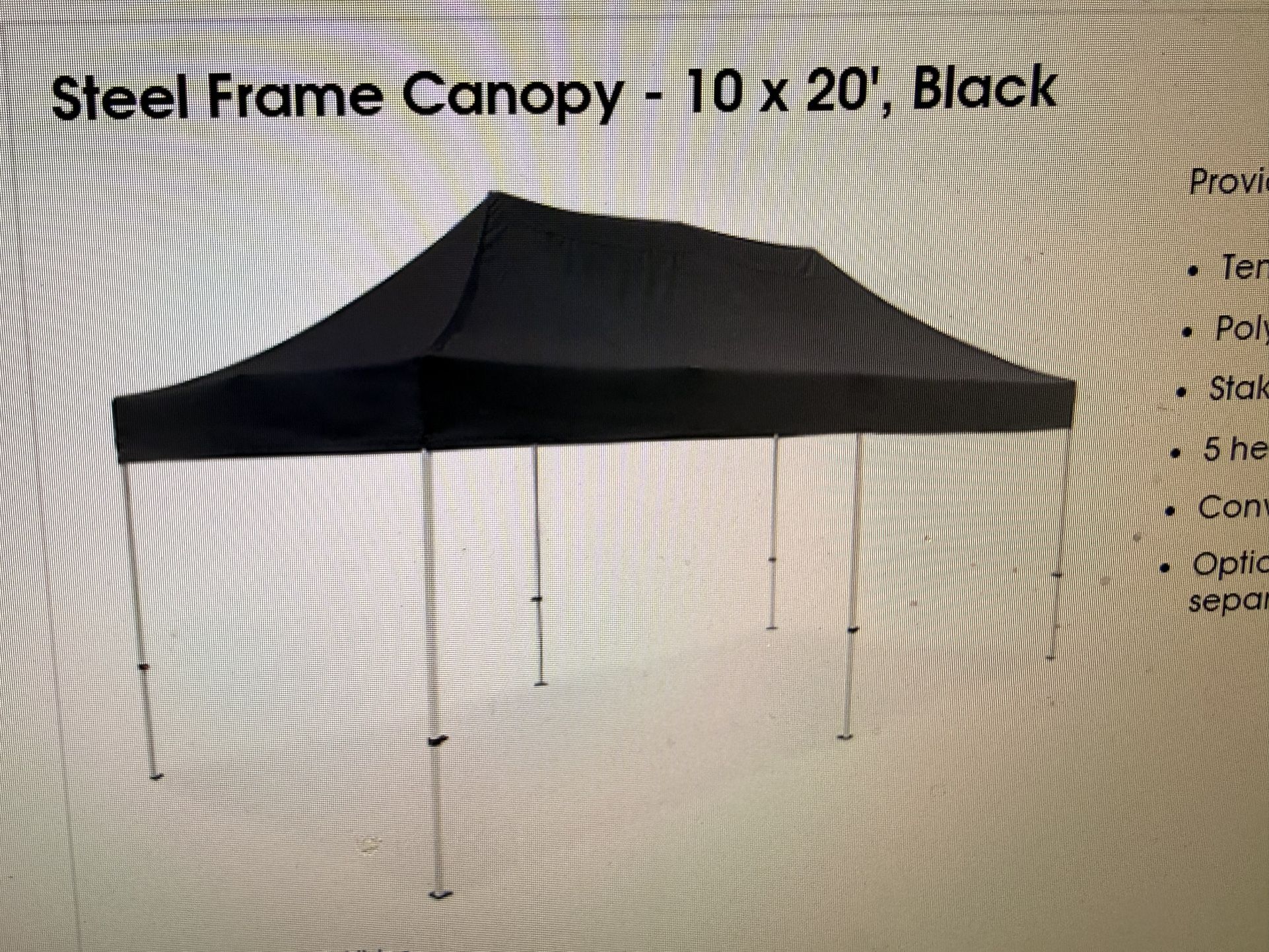 10x20 Canopy X2