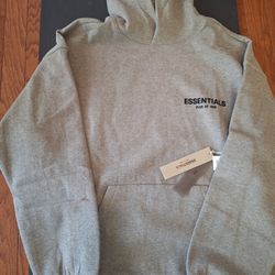 Fear Of God Essentials Hoodie Adult Sm Dark Oatmeal