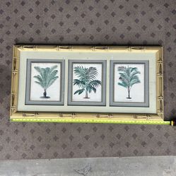 Bamboo Tiki Picture Frame 