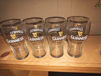 Official Original Guinness Pint Glasses (5)