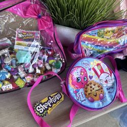 Shopkins Lot With Purses 
