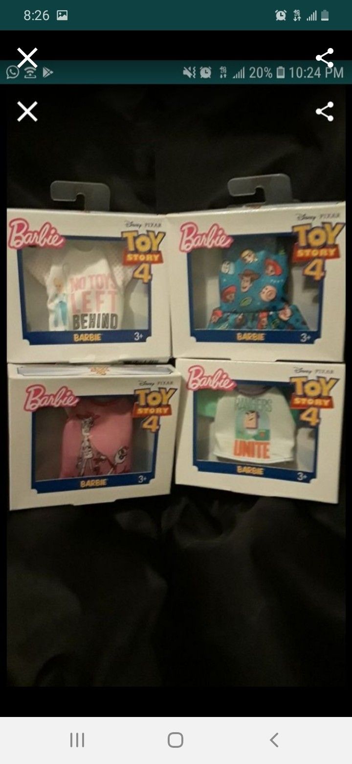 Toy Story 4 Barbie Clothes
