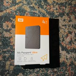 WD - My Passport Ultra 4TB External USB 3.0 Portable Hard Drive - Silver
