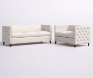 Brand New Beige Sofa Set