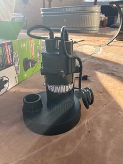 1/4 hp sump pump NEW