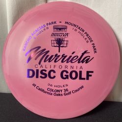 Innova Star Stingray Mid Range Disc Golf  147 Grams Pink Purple Metal Foil Stamp (Rare Item!)