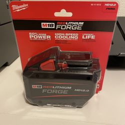 New Milwaukee Battery M18 FORGE 12.0