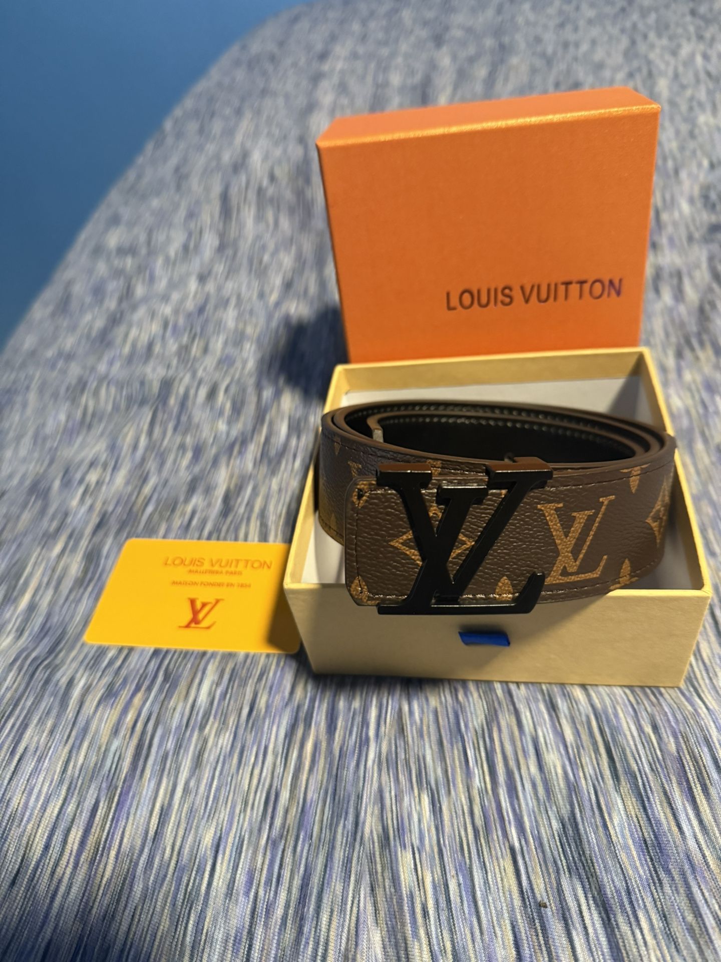 LV Belt Black & Brown