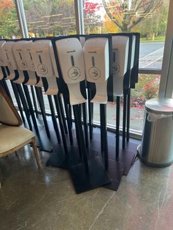 WeWork Hand Sanitizer Stand