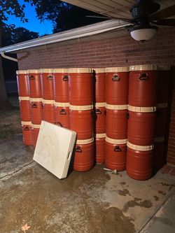 15 & 17 gallon food grade storage barrels