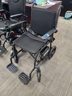 Black Electric Power Wheelchair