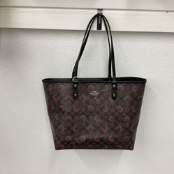 Reversible Coach Tote