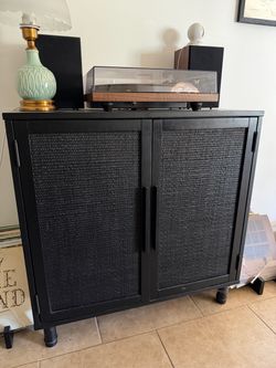 Black cabinet