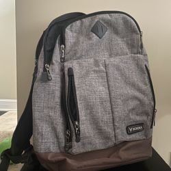   Bondka Eolus Backpack 19.5" Heavy Duty Gray School Travel Bag Laptop Sleeve