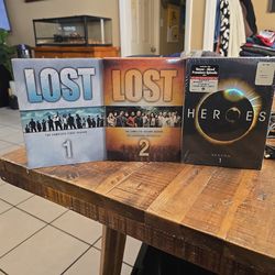 Lost 1 and 2 ,3 and Hero DVDs