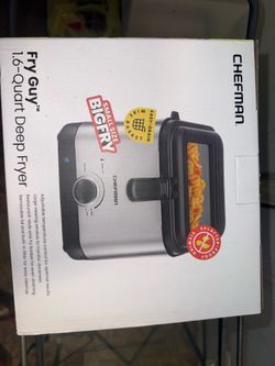 Chefman Fry Guy 1.6 Quart Deep Fryer New In Box