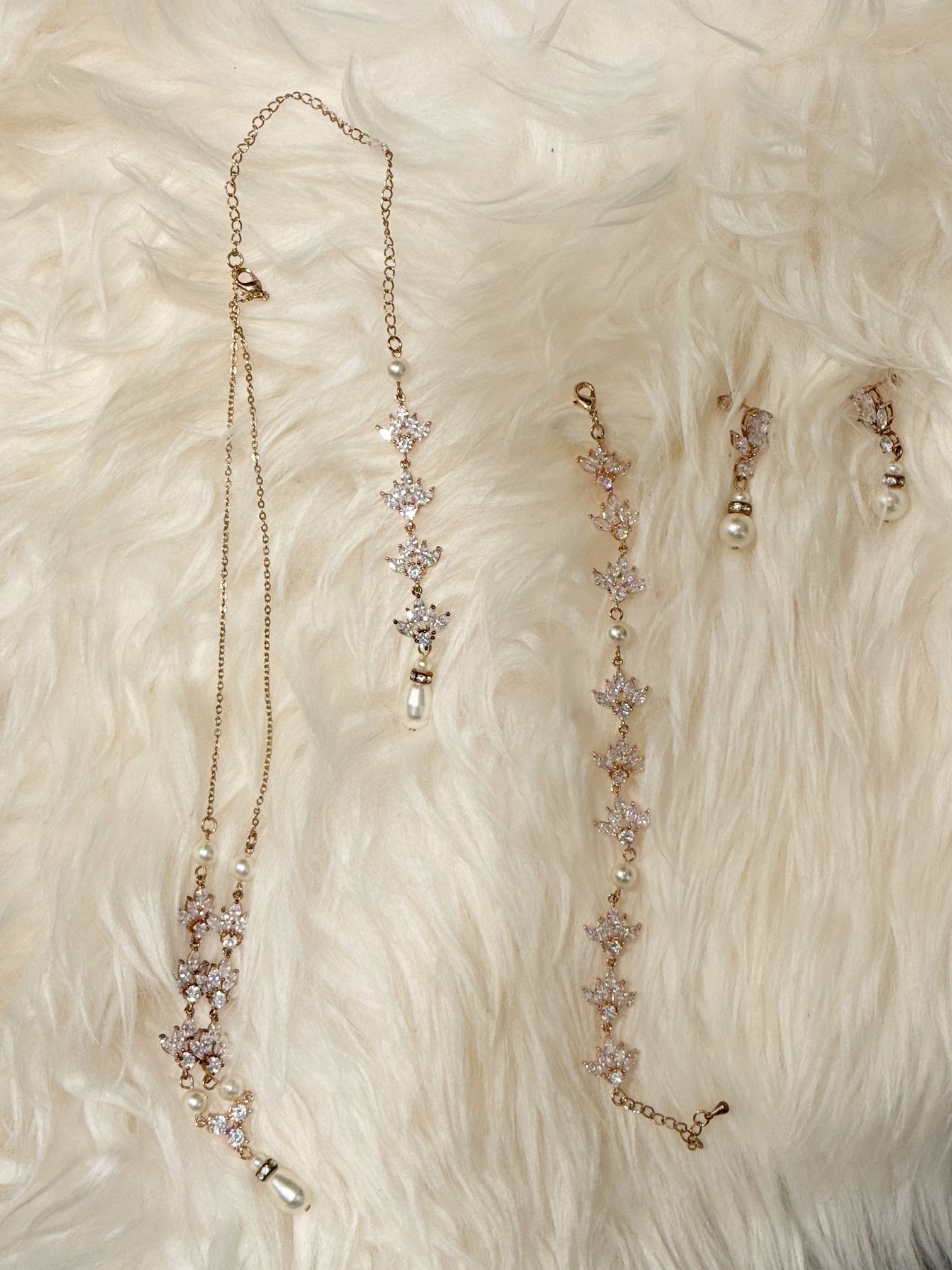 Wedding Jewelry Necklace Bracelet Earrings