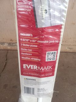 Security Jamb With Reinforced Strikeplate $30