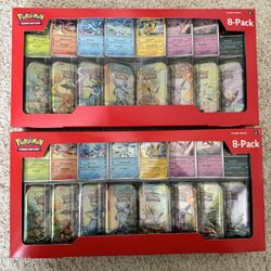 Pokemon Prismatic Evolutions 8-Pack Mini Tins