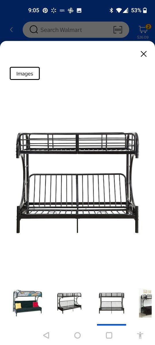 Bunk Bed (Twin over Full Futon)