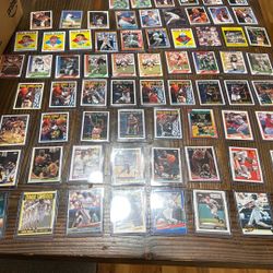 Over 250 Pristine Sleeves And Cases Superstar Baseball And Basketball Cards