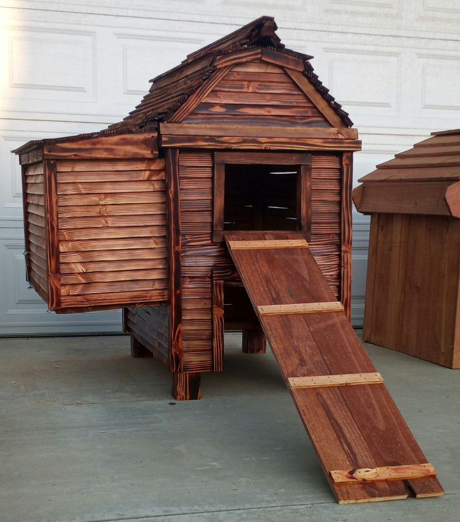 Barn Style Hand Made Chicken Coop