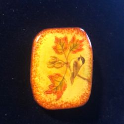 Wildlife Brooch With Bird 