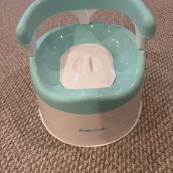 Jool Baby Potty Chair for Toddler Toilet Training - Splash Guard & Back Support (Aqua)