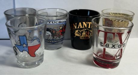 Desert Areas Shot Glasses
