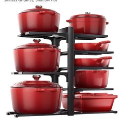 8-tier Heavy Duty Kitchen Pan Organizer