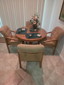 FREE TABLE WITH 4 CHAIRS