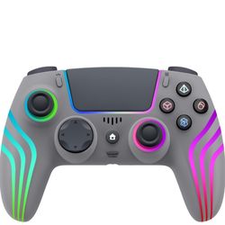 JYELUK Wireless Controller for PS5 with RGB Lighting, Compatible with PS5 Controller/Windows PC,/Android/iOS