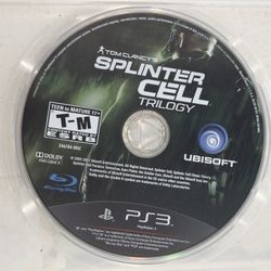 Tom Clancy’s Splinter Cell Trilogy For Sony PlayStation 3 PS3 2011 - DISC ONLY